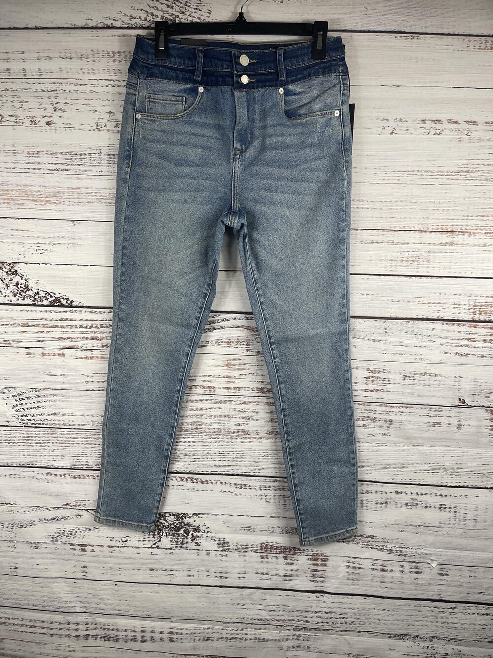 BLANKNYC Jeans Womens 28 Blue High Rise Skinny The Great Jones Stretch Denim New